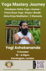 Yoga Mastery Journey London October 11 Afternoon Session Fees